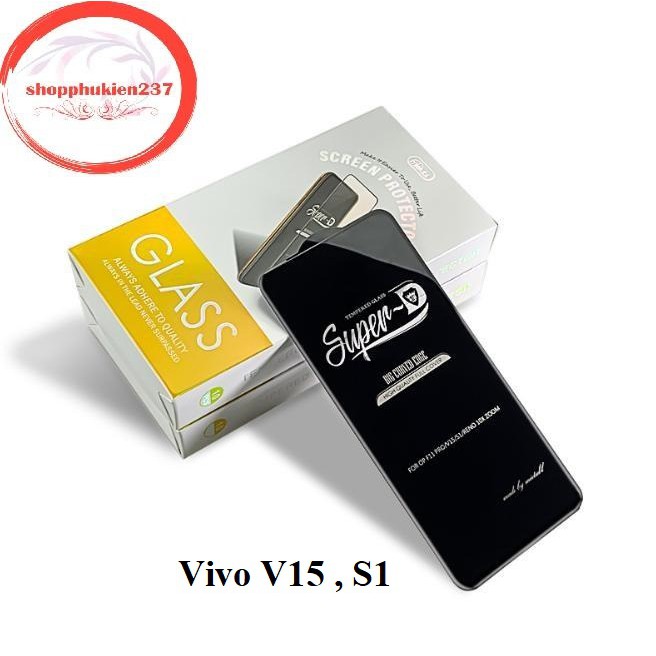 Cường lực full màn Vivo Y15 , Vivo S1 Kính cường lực SuperD siêu cao cấp