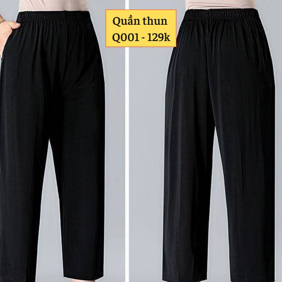 [Q001] Quần Trung Niên Chất Thun Dày Cao cấp Phong Cách Quần Tây Sang trọng, Kiểu Quần Trung Tuổi |Thời trang Trung Niên | BigBuy360 - bigbuy360.vn