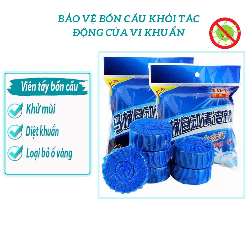 Viên thả bồn cầu , viên tẩy rửa bồn cầu khử mùi hôi nhà vệ sinh ATILA SHOP