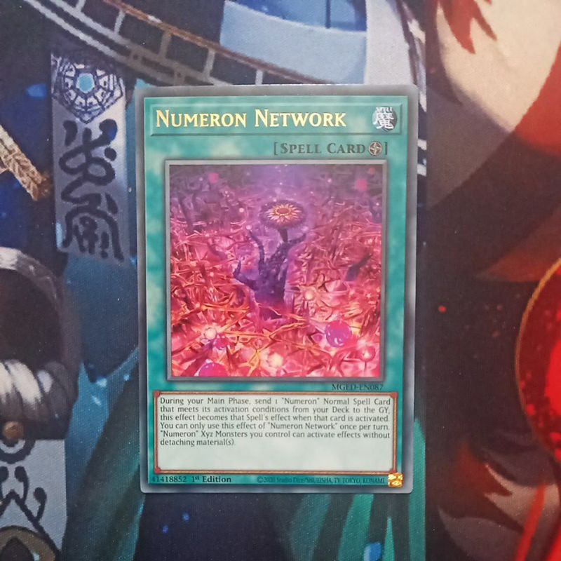 Thẻ bài Yugioh chính hãng Numeron Network - MGED-EN087 - Rare 1st Edition
