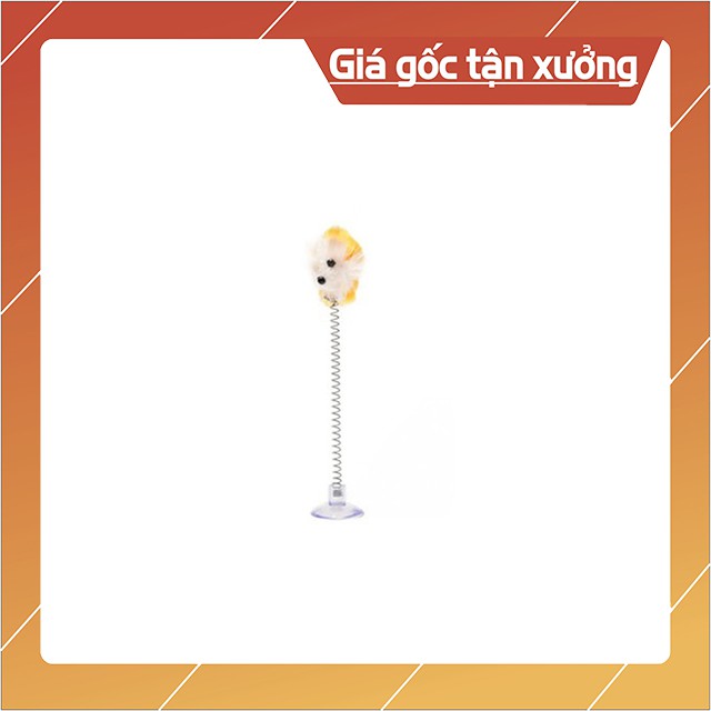 Đồ Chơi Con Chuột Gắn Lò Xo Dính Sàn Đá Hoa Hoặc Kính Nhiều Màu Để Trêu Mèo Tức Chơi - Bobo Pet Shop Hà Nội