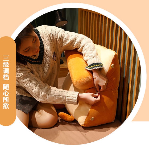Gối Tựa đầu Giường Gối Tựa Lưng Hình Bánh Mì Tam Giác Có Thể Giặt Sạch Cho Phòng Ngủ/Sofa