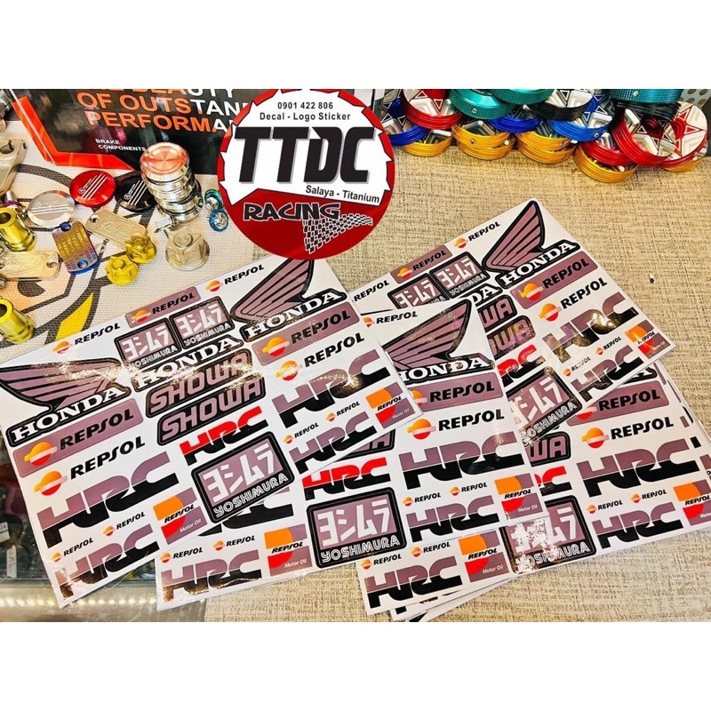 Tem Decal sticker set cánh chim hrc đủ mẫu ✌