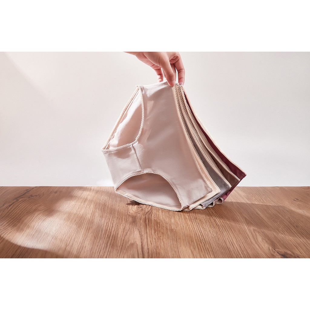 QUẦN LÓT NỮ COTTON VANVENE VIỀN REN CẠP VỪA LÓT DẬP KHÁNG KHUẨN MỚI CÓ BIGSIZE 2XL Q190 | BigBuy360 - bigbuy360.vn