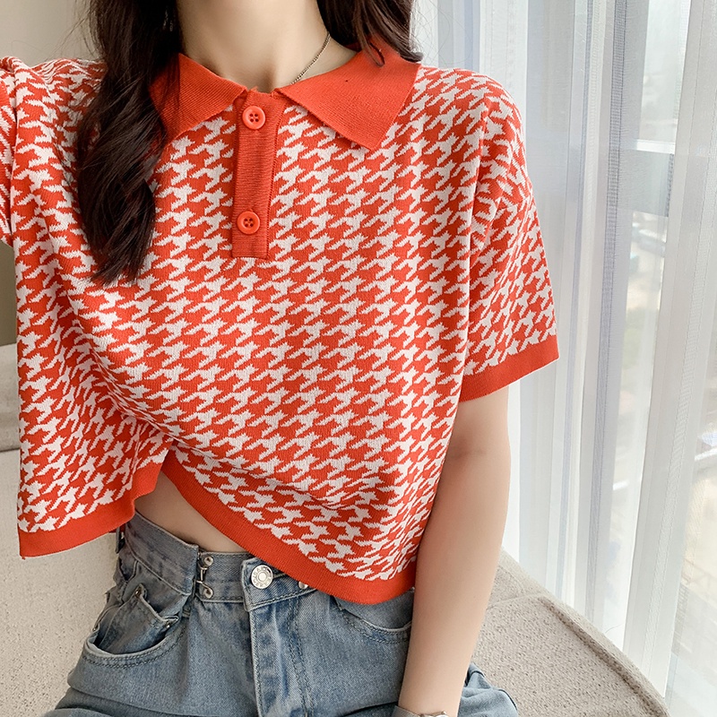 SUXI Áo Thun Tay Ngắn Dáng Rộng Phong Cách Hàn Quốc Thời Trang Mùa Hè Cho Nữ