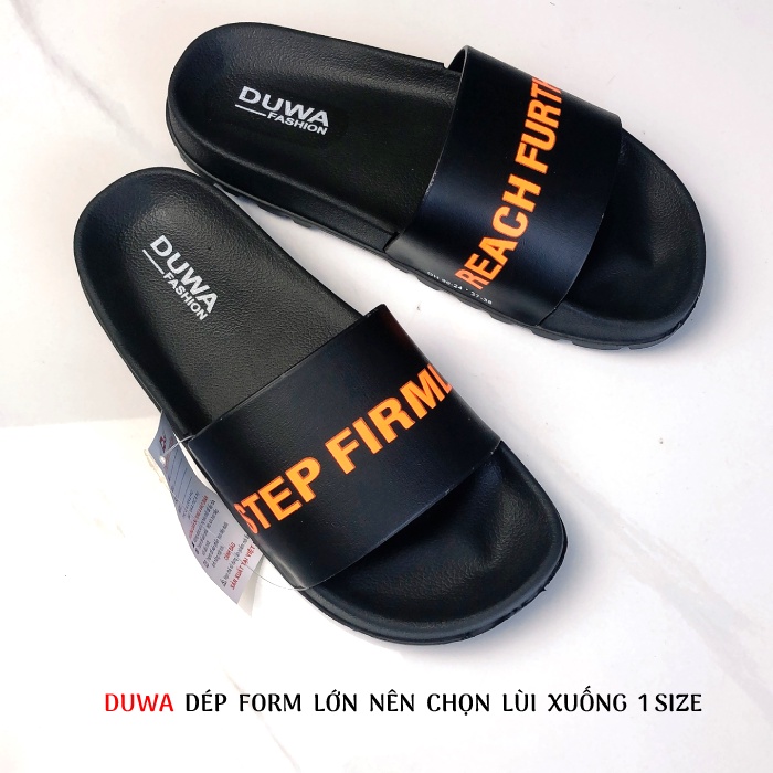 Dep quai ngang nam nữ DUWA Hàng chính hiệu step further siêu nhẹ đế êm chân kiểu ấn tượng DWA01