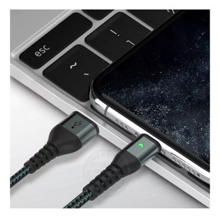 Cáp sạc nhanh LANEX LTC-N13C Type-C (Dây dù, 3.0A, Có Led 1m)