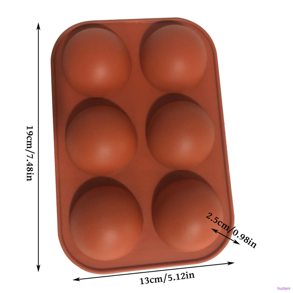 Khuôn Silicone Làm Bánh / Sô Cô La Hình Nửa Quả Bóng Sáng Tạo