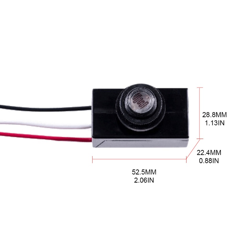 Công Tắc Đèn Cảm Biến Quang Điện 80V-277VAC