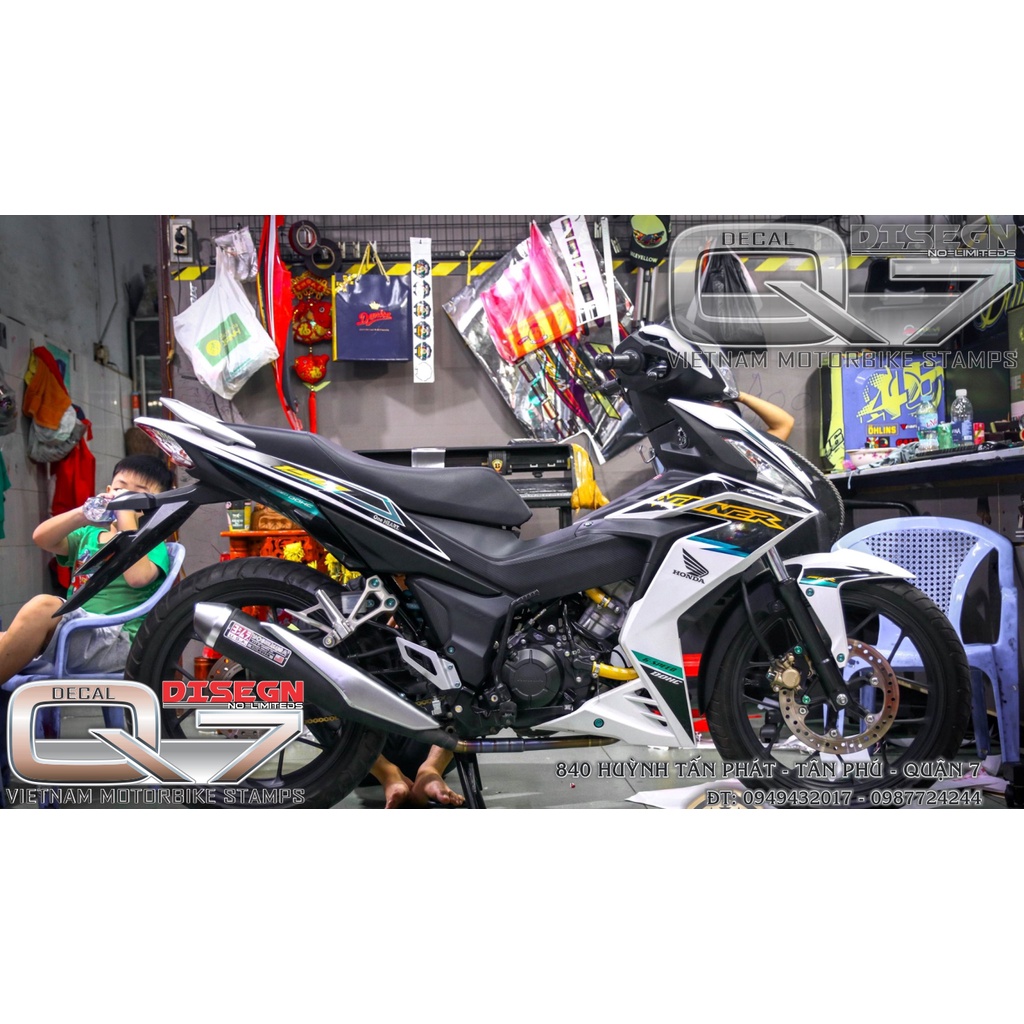 Tem Rời WINNER V1 XE TRẮNG