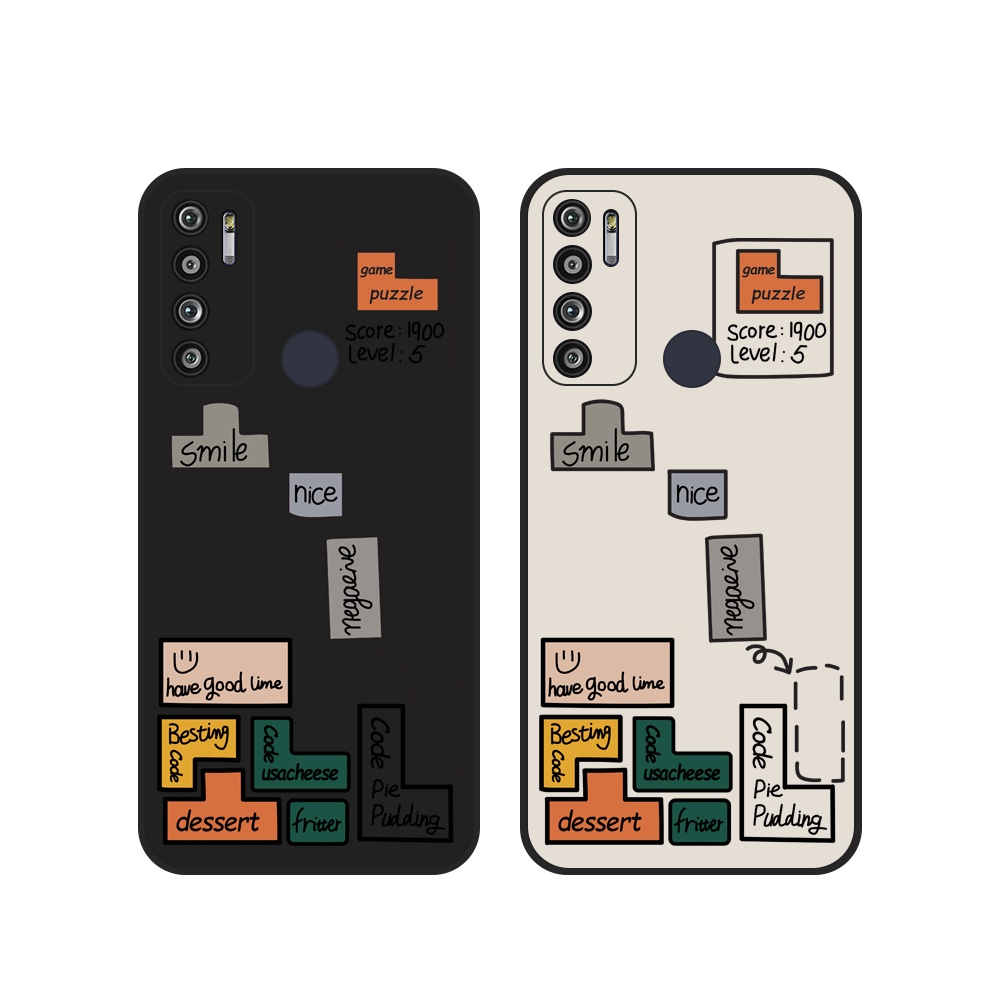 Ốp lưng Vina Case Vsmart Joy 3/Joy 4/Bee 3/Star 3/Aris/....dẻo đen viền bảo vệ camera hình Xếp hình