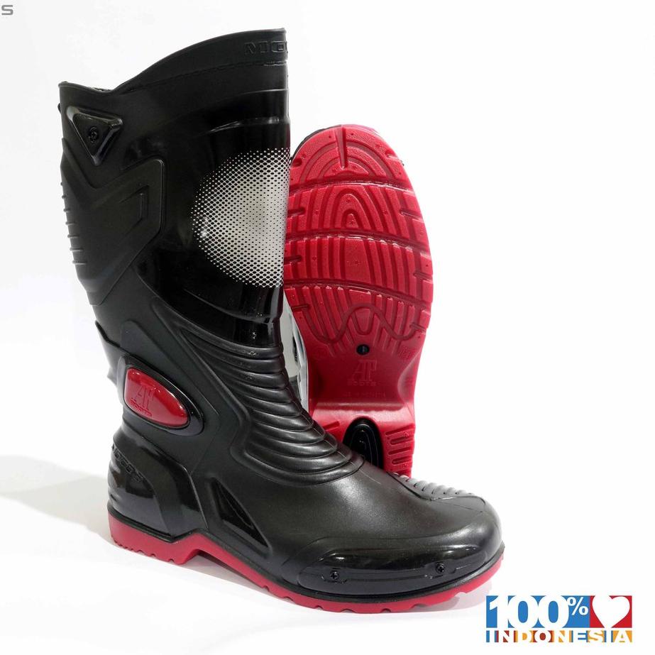(THH)⇥952) AP MOTO 3 Đen / Đỏ 39-45 - Giày Boot Đi Xe Đạp - AP | BigBuy360 - bigbuy360.vn