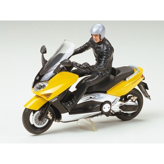 [TAMIYA] 24256 Mô hình xe mô tô 1/24 SCALE YAMAHA TMAX with RIDER FIGURE