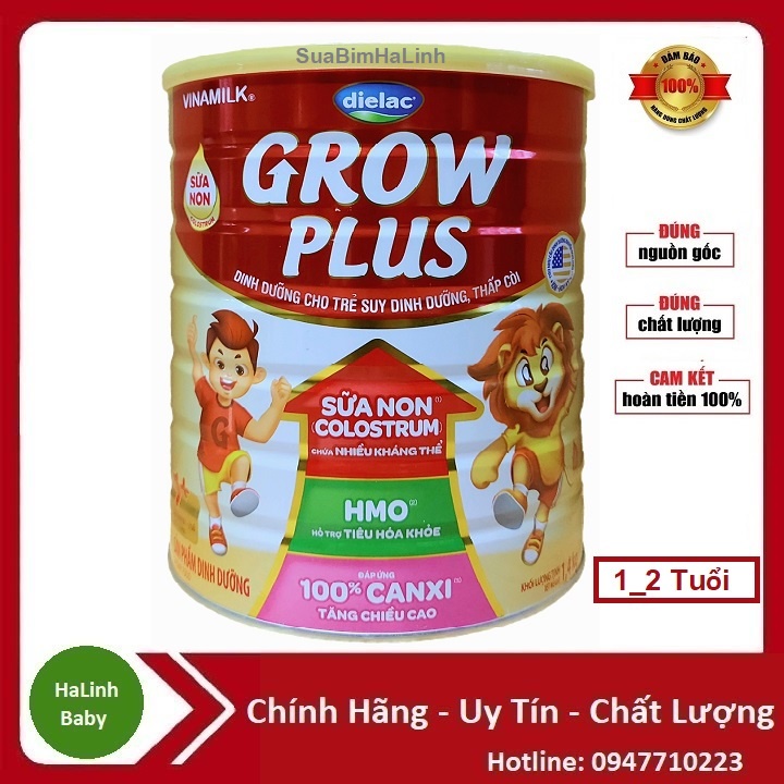 Sữa Dielac Grow Plus 1+, 2+ 1.5kg (Hsd 2023)