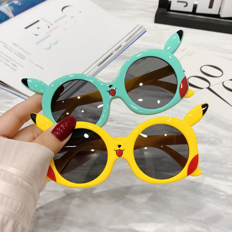Mắt kính trẻ em chính hiệu Luxury Korea, kính râm trẻ em, kính mát bé trai bé gái, kính mắt tròn dành cho bé yêu