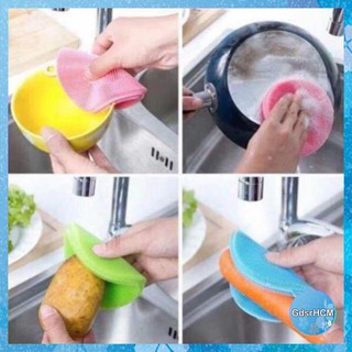 MIẾNG RỬA CHÉN BÁT SILICON THÔNG MINH (GIADUNGSIEUREHCM)