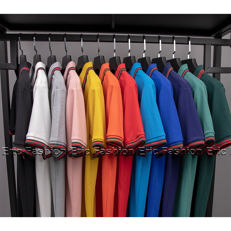 Áo polo nam nữ Eric Fashion, áo thun nam nữ cộc tay form rộng thể thao, áo phông cặp có cổ tay lỡ đẹp | BigBuy360 - bigbuy360.vn