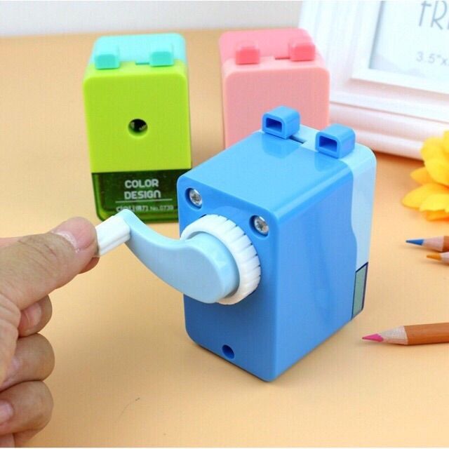 Máy gọt bút chì quay tay deli 0739