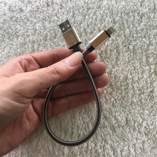 Cáp Ngắn Iphone / Samsung 20cm Dây Dù