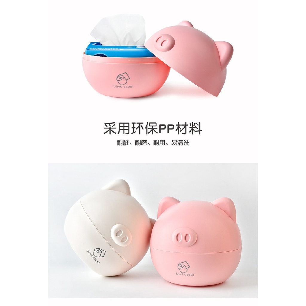 Cute cartoon piggy home tissue box tissue bo