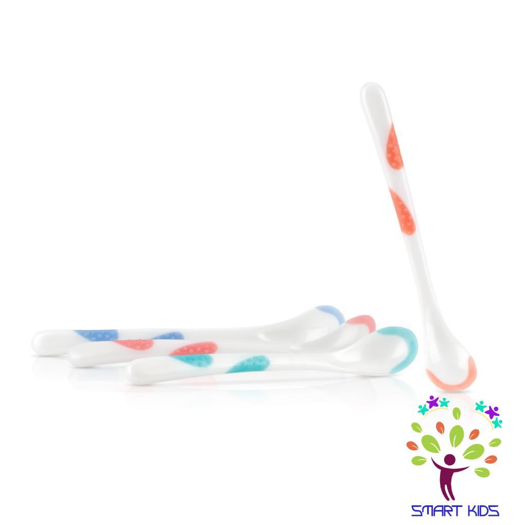Set 2 thìa Nuby cán dài báo nhiệt