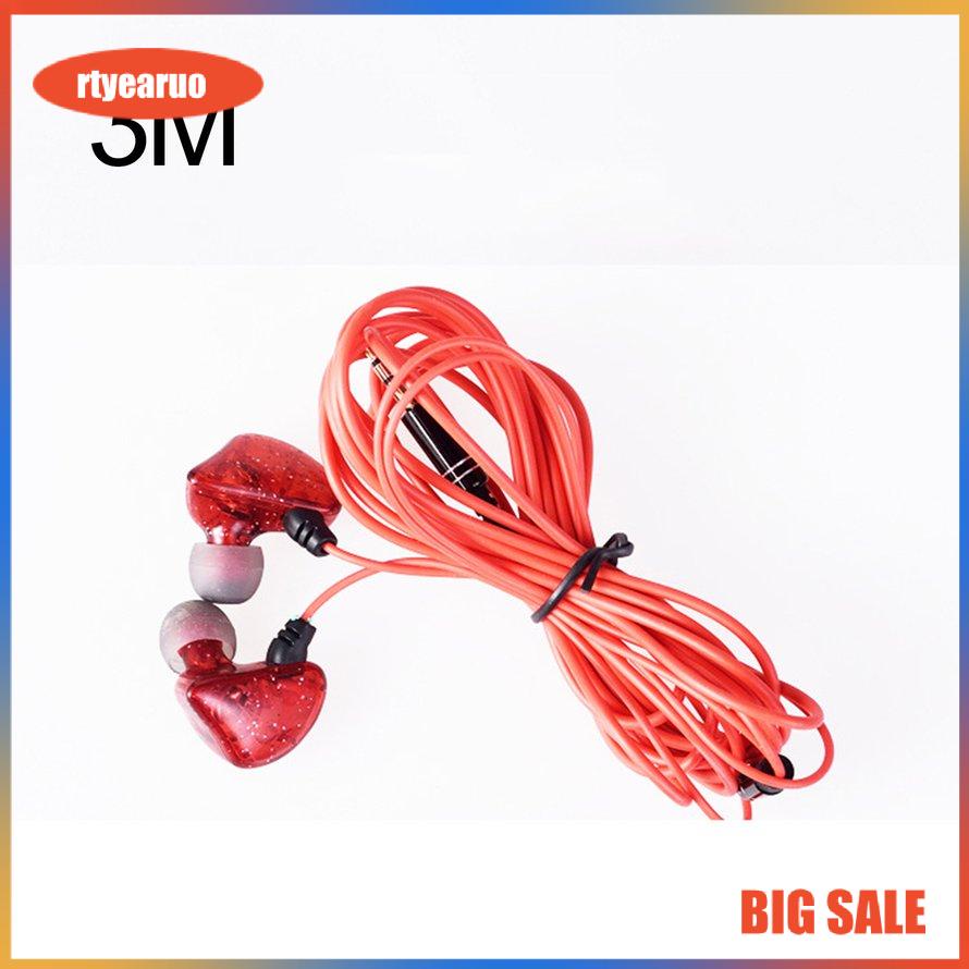 ✨Tai nghe ✨ cáp kéo dài âm thanh nổi Hi-Fi trong tai 3m Tai Nghe Nhét Tai Có Dây Gaming