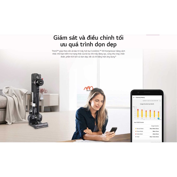 Máy Hút Bụi Không Dây LG CordZero A9
