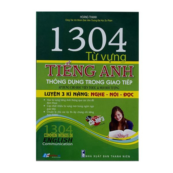 Sách - 1304 Từ Vựng Tiếng Anh Thông Dụng Trong Giao Tiếp