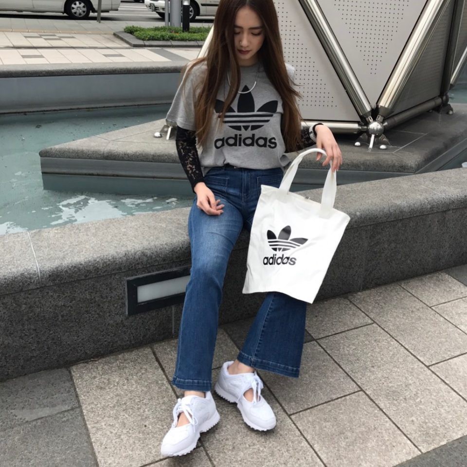 (Ảnh thật) Túi totebag - Trendy 2019 - Hàng xuất xịn full tem tag Adidas