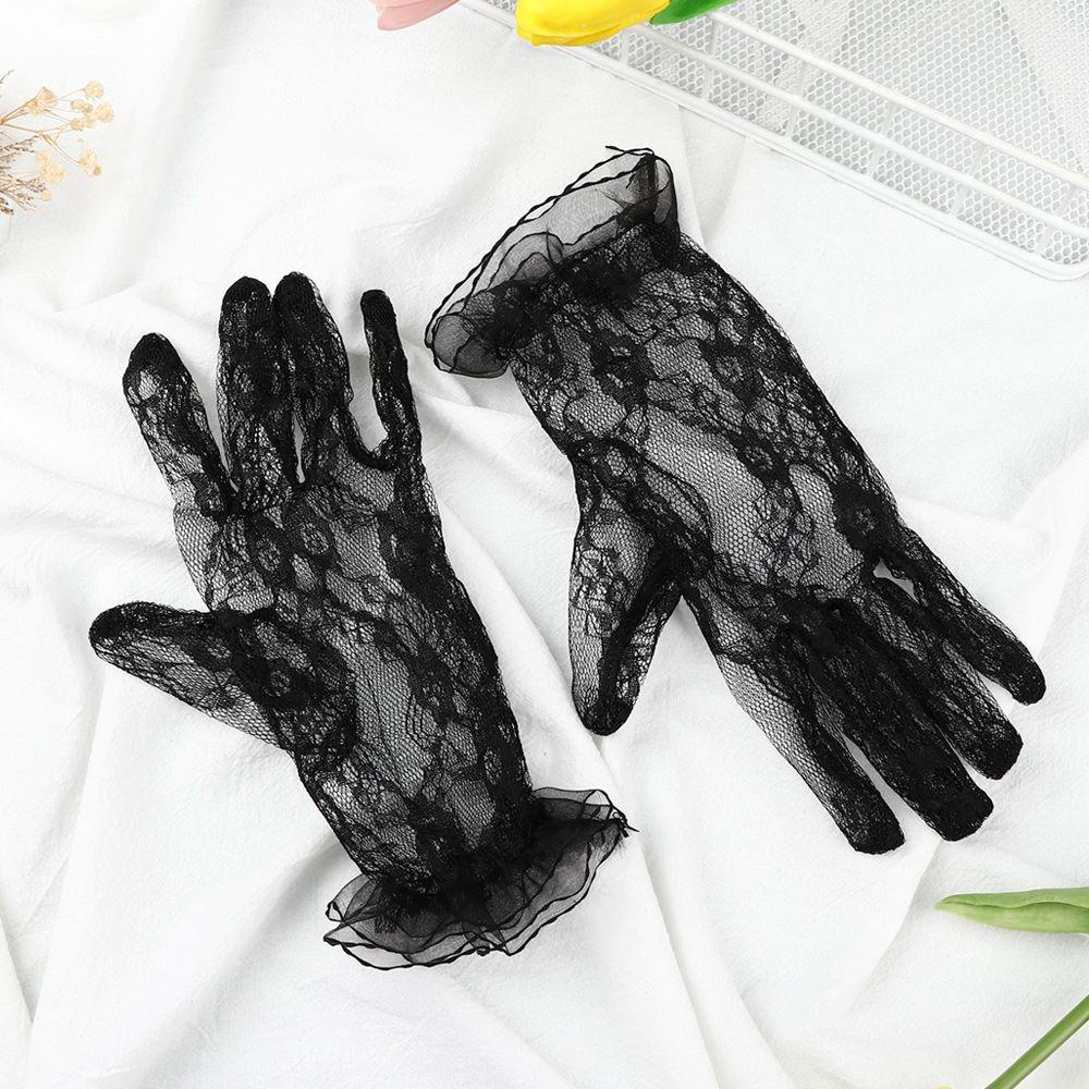 ROSE Găng Tay Cô Dâu Chống Nắng Thời Trang