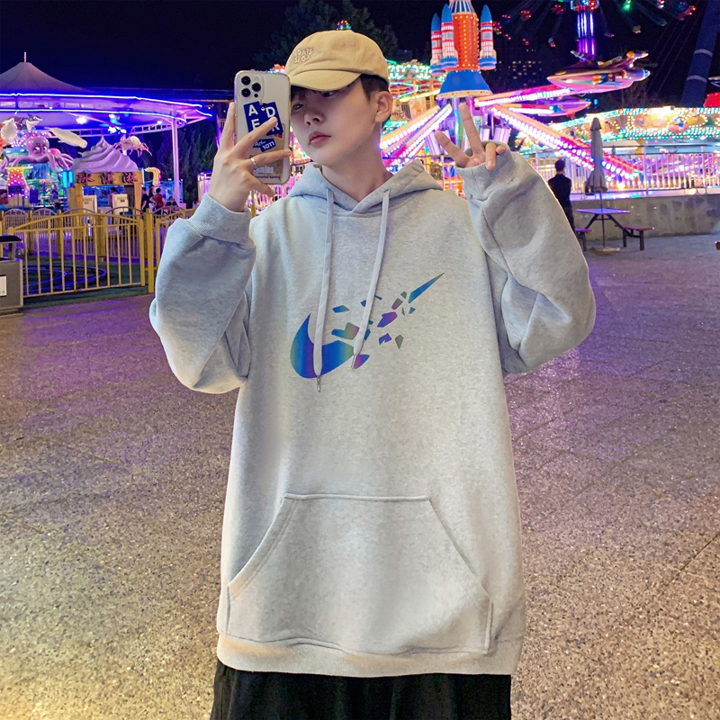 Áo Hoodie IFNICEFUTURE Màu Sắc Phản Quang Thời Trang Cho Nam