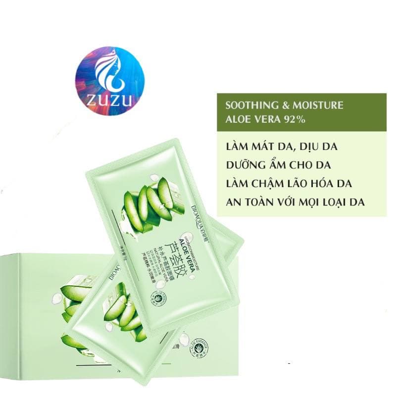 Mặt Nạ Ngủ, Mặt nạ dưỡng da dưỡng ẩm trắng da Collagen Tinh Chất Lô Hội Chống Lão Hóa Hộp 20 Gói WINKBEAUTY