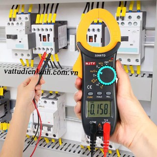 Ampe kìm kẹp đa năng DT3266L (thường) - NJTY 3266TD (chọn đúng loại khi đặt hàng)Đồng hồ đo điện đo tụ tần số nhiệt độ