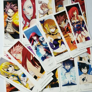 Bookmark Anime Fairy Tail 1 hộp 36 tấm