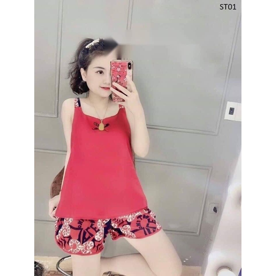 💖 💖 Bộ áo ngủ lụa 2 dây - Bộ ngủ lụa 2 dây - chất liệu lụa satin 💖 💖 | BigBuy360 - bigbuy360.vn