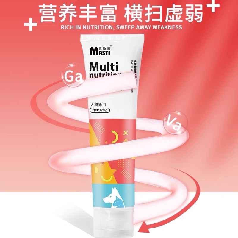 [ 120g ] Gel dinh dưỡng tổng hợp Masti cho chó mèo