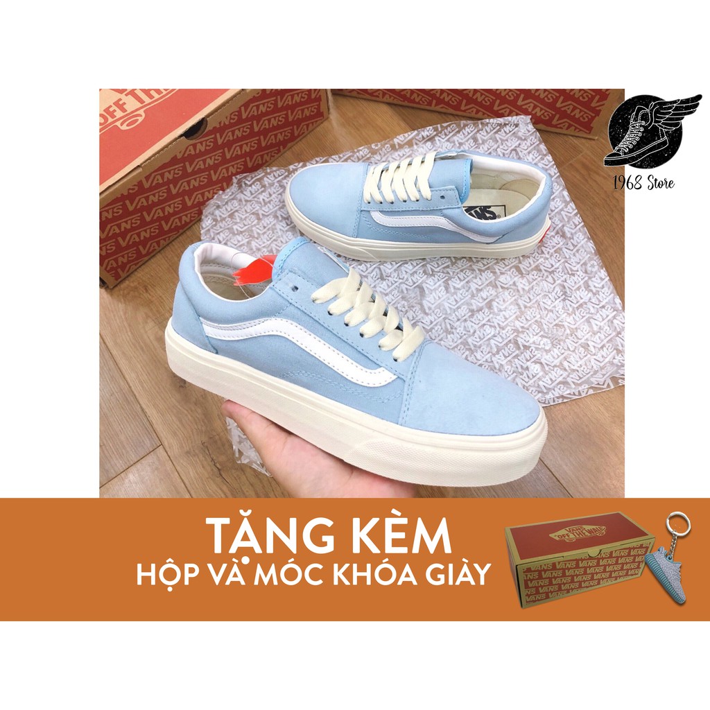 (Ảnh thật+Full box) Giày Old skool style màu xanh [Hàng chất lượng cao]