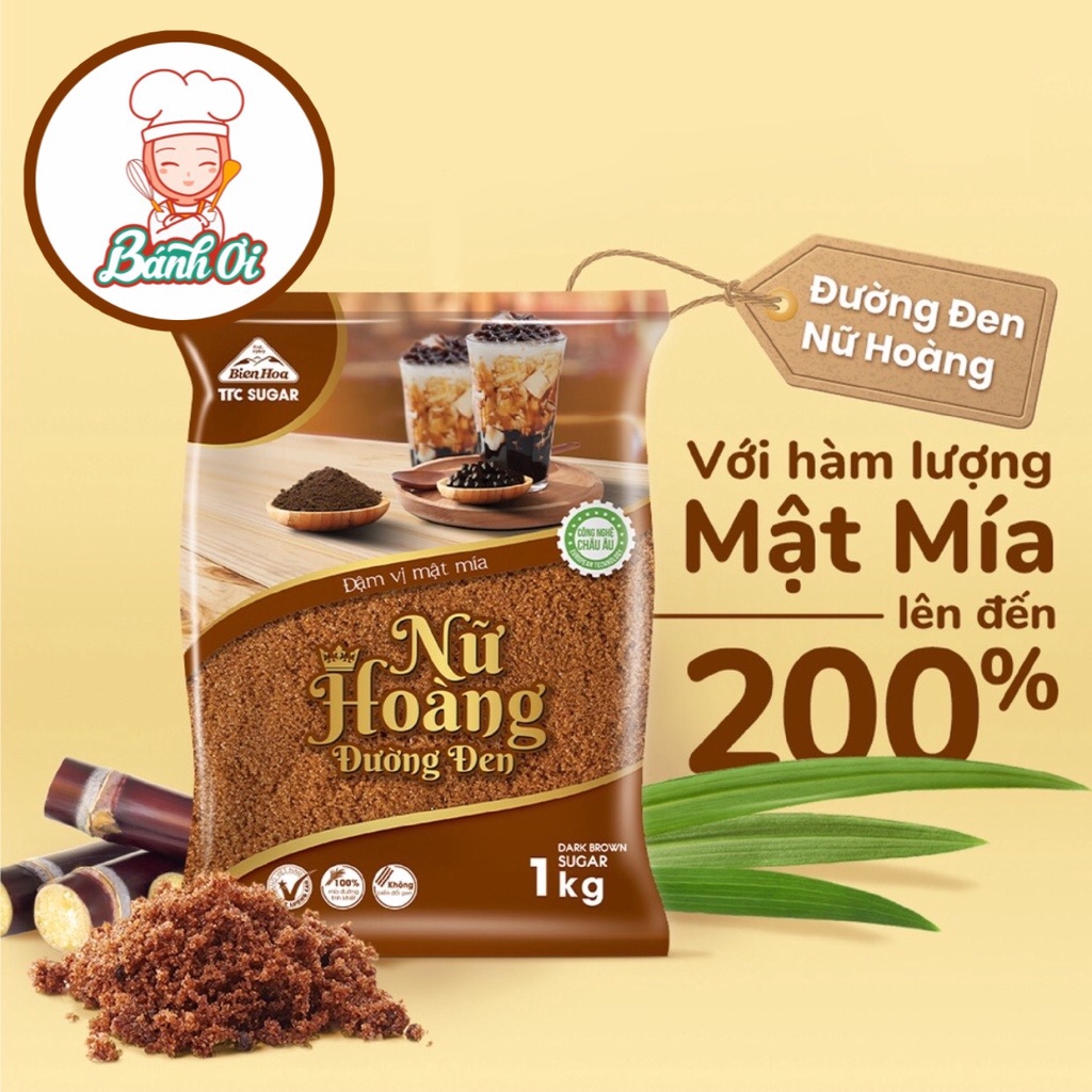 Đường đen nữ hoàng Biên Hòa túi 1kg