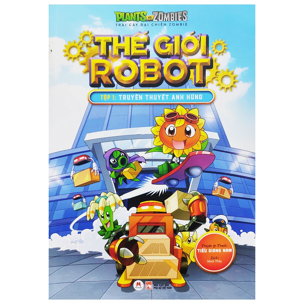 Sách - Thế giới robot - Trái cây đại chiến zombie trọn bộ 6 tập