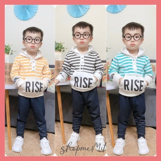 Bộ nỉ lót lông⚡FREESHIP⚡co giãn cho bé từ 9-20kg