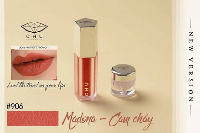 Son Nhung 3 In 1 Chulipstic [Chucosmetic] – Bảng màu cực chất và đẹp