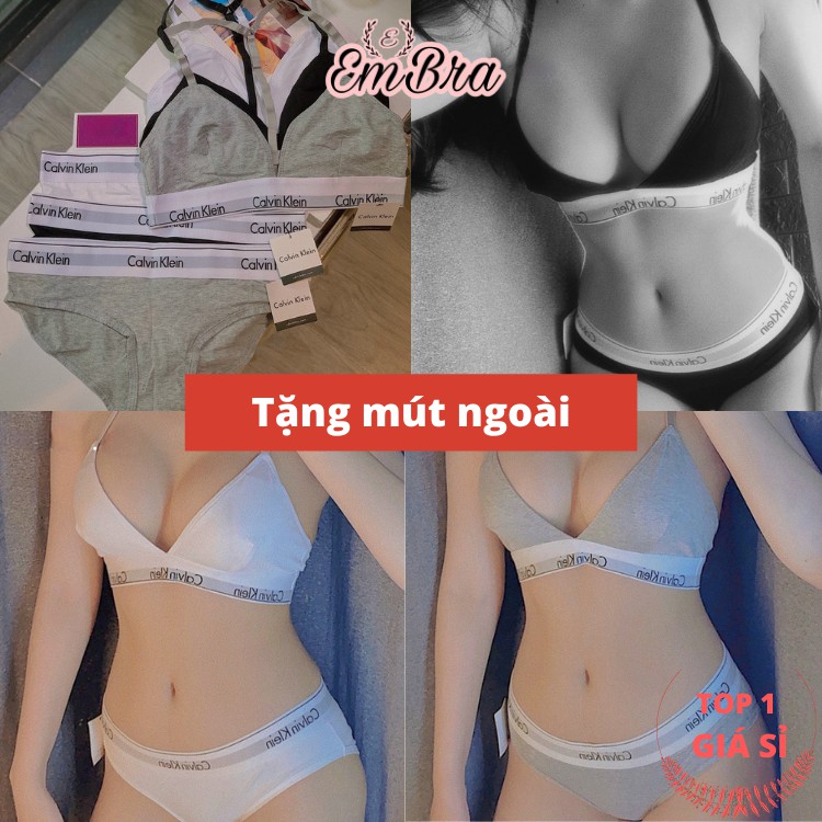 Set Đồ Lót c.k lưng chữ Y Có Sẵn Hàng Chuẩn, Tặng Kèm Mút, Quần Tam Giác