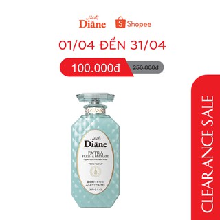 Dầu Xả Kiểm Soát Dầu Moist Diane Extra Fresh & Hydrate 450ml