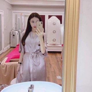 Áo Choàng Lụa Cao Cấp Chuẩn Spa