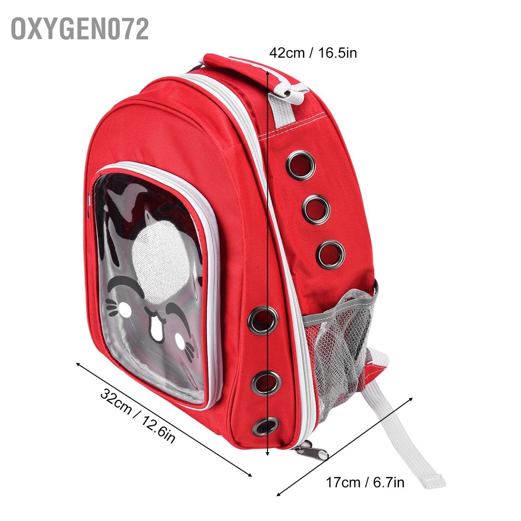 Oxygen072 Balo thú cưng chó mèo giá rẻ địu lưng, Balo vận chuyển chó mèo đeo lưng thời trang - thoải mái và thoáng khí