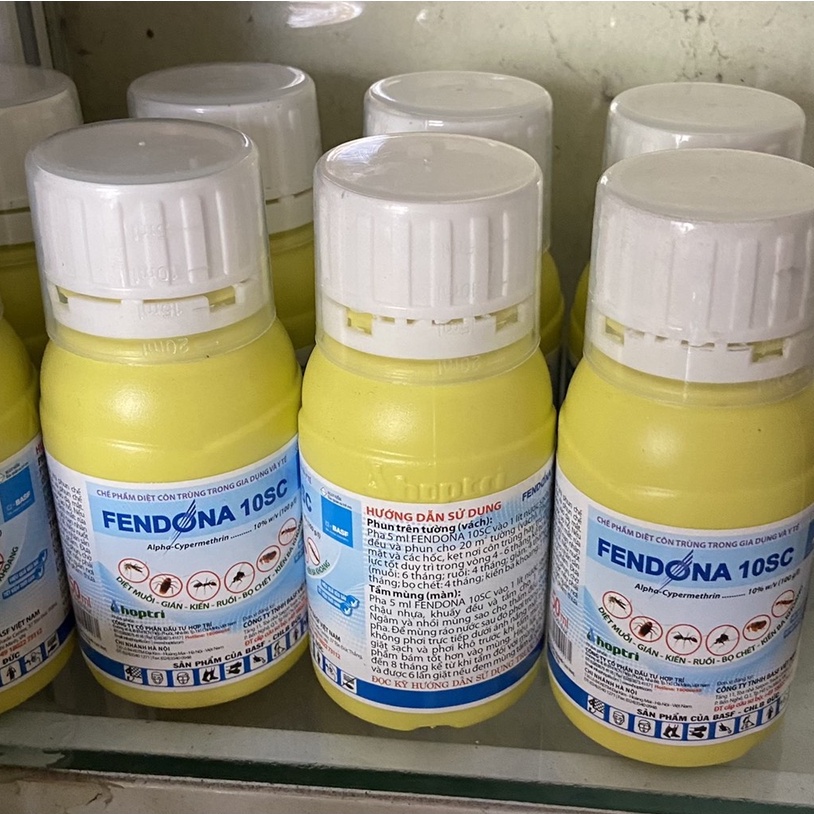 Thuốc diệt côn trùng Fendona 10SC chai 50ml ⚜️FREESHIP⚜️ Diệt Ruồi, Muỗi, Kiến, Gian