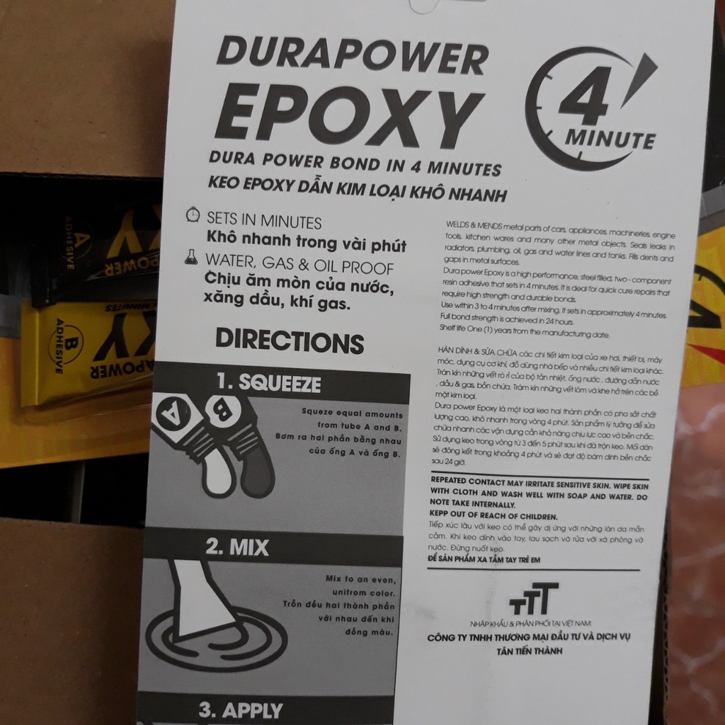 Keo 2 thành phần A,B siêu chắc