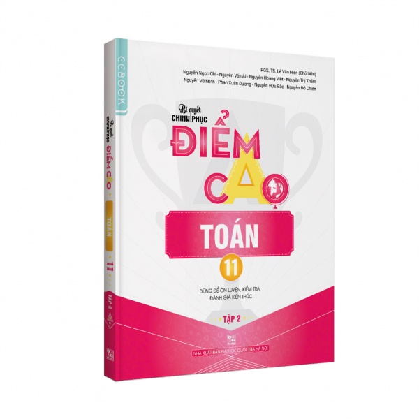 Sách - Combo Làm chủ  - Chinh phục Điểm cao Toán 11 - Tập 1 Đại số và giải tích - Hình hoc (3 Cuốn)