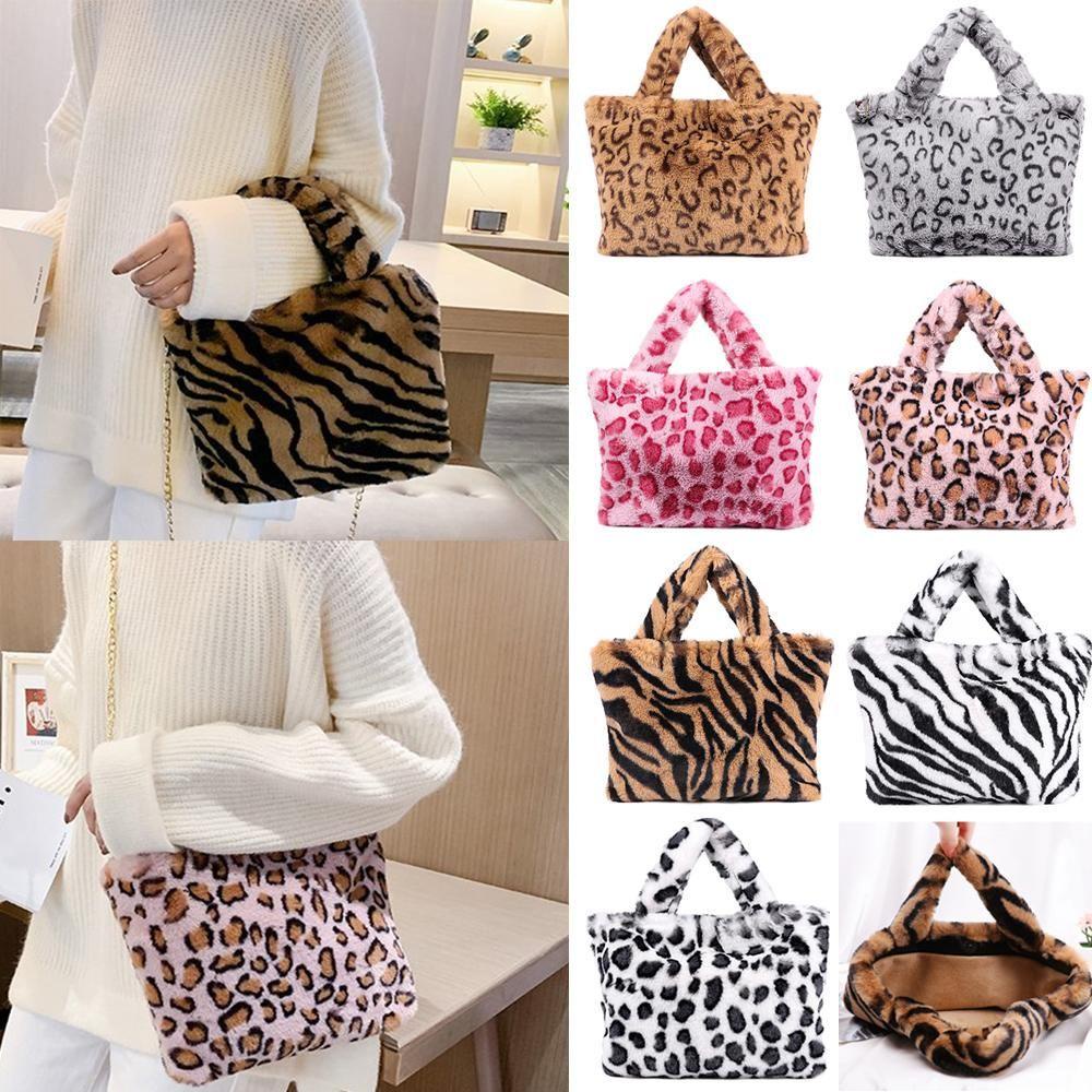 EBINLANDS Túi Xách Phối Lông Ấm Áp Thời Trang Mùa Đông Cho Nữ