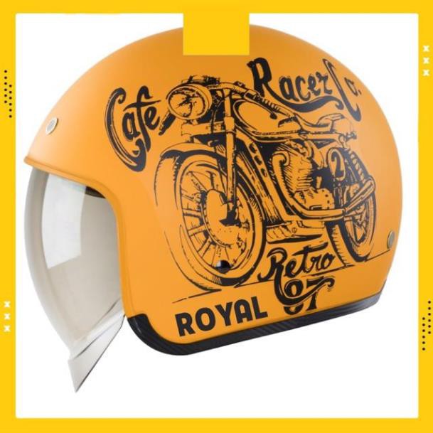 Mũ Bảo Hiểm Royal M139 Kính Âm Tiện Dụng - Bảo Hành Chính Hãng 12 Tháng